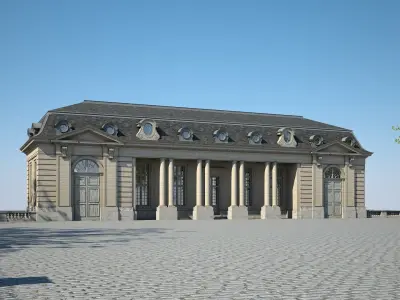 Classical Building III 3D model