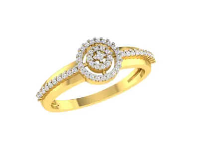 Women Ring  Render 3dm STL OBJ FBX MGX Details 3D print model 7
