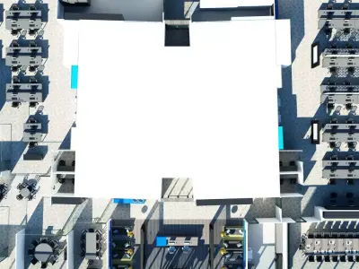 Full Office Interior 13 3D model