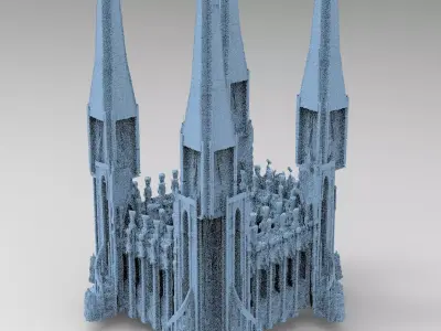 Third age Fort architecture 2  3D model