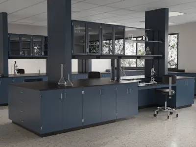 Laboratory 3D model 3D model