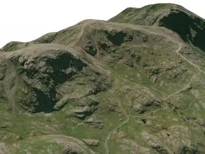 Scafell Pike 3D model