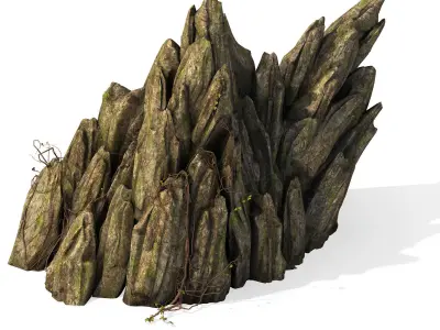 Explore the mountains - rocks 024 3D model