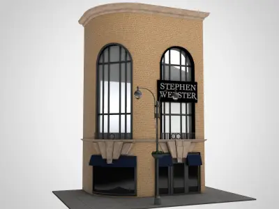 Building Facade 3D model