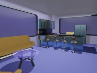 Futuristic Home 3D model