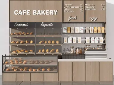 CAFE BAKERY NO2 A 3D model
