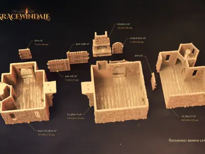 Gracewindale - Gatehouse 3D print model