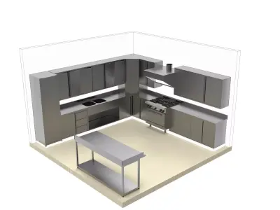 kitchen 68 3D model