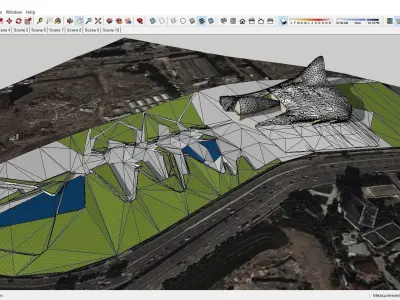 Sketchup Cultral Center 221 3D model