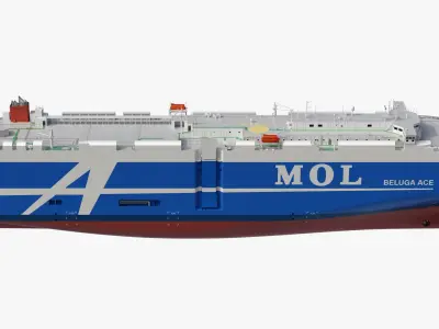  MOL Beluga Ace Vehicles Carrier 