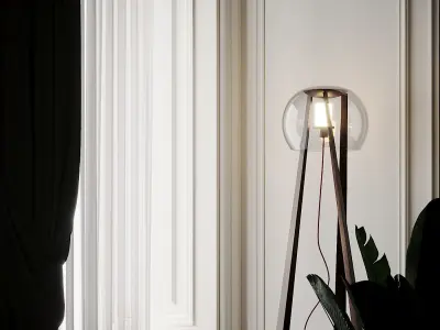 Compass Floor Lamp by Cattelan Italia 3D model