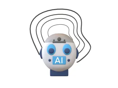 AI Hallucination Icon V1 001 Low-poly 3D model