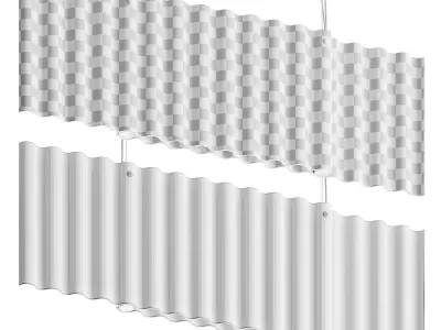 Fiam Italia SIPARIO Hanging lamp 3D model
