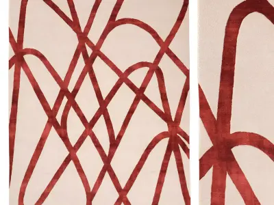 Farrah Ruby  rug 3D model