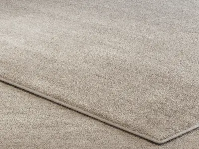 Carpet set 3132 - Wool Beige Rug - 4k 3D model