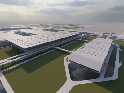 3D Airport-Airport 3D model