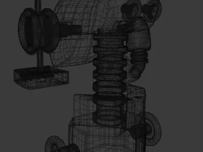 Mech Warrior 3D model buy