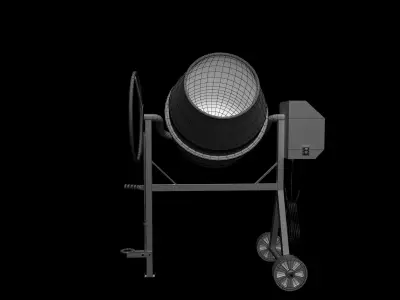 Cement mixer DESIGN 3D model