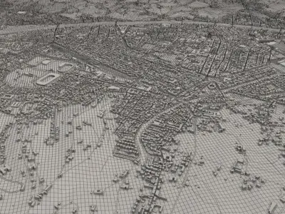 Cityscape  Florence Italy 3D model