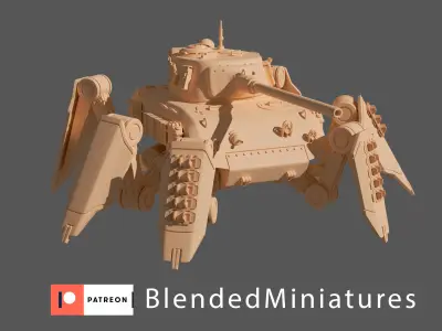 M4 sherman mech 3D print model