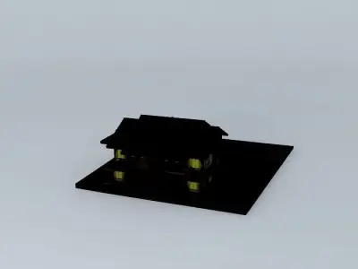 Double Storey Semi-D 2300sqft 3D model