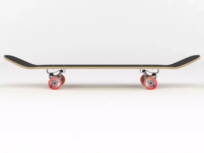 Skateboard on wheels 3D model