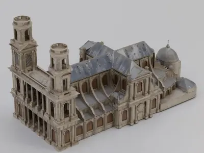 Saint-Sulpice 3D model