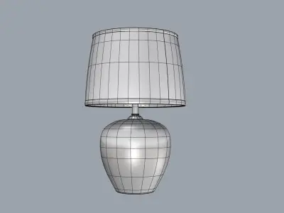 Bed Side Lamp 001 Low-poly 3D model