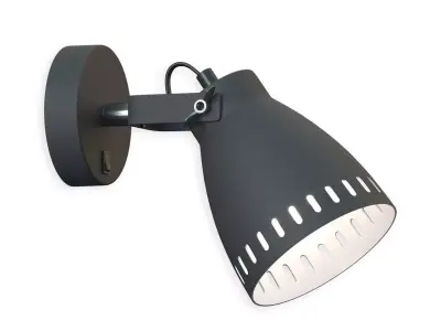 Spot with switch Mestre 3334 - 1W 3D model