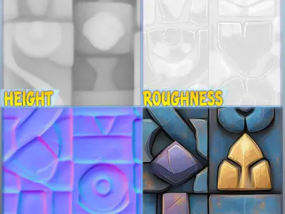 Stylized Wall Seamless Texture Texture 25