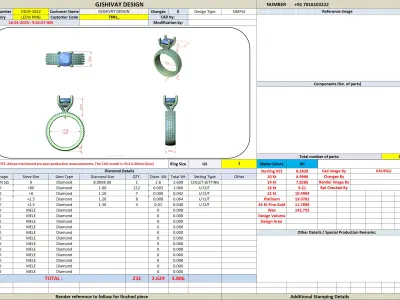 Luxury Round Cut Pave Wide Band Ring CAD 3D print model