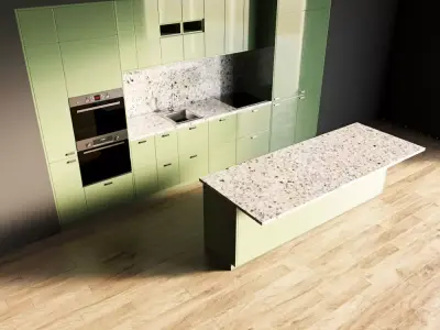20-Kitchen8 glossy 2 3D model