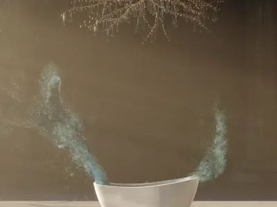 Chandelier in fantasy style 3D model