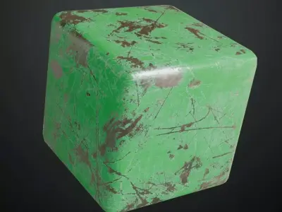 Painted Metal Surface PBR Seamless Texture purchase