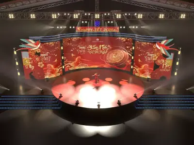 New year Stage Texture