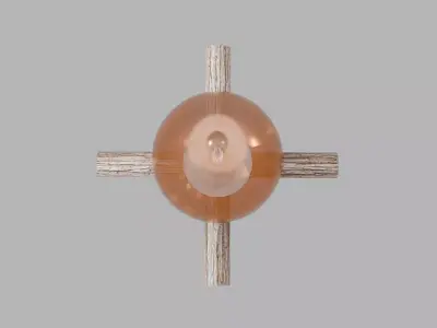 Funky Campfire Lamp Free low-poly 3D model