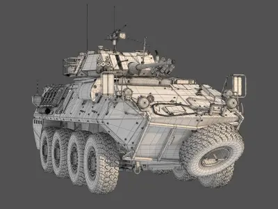  American wheeled and tracked military vehicles 5 in 1 UVW 