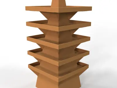 Point of Sale Cardboard Display Stand Texture