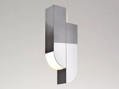 Cora modern pendant light 3D model