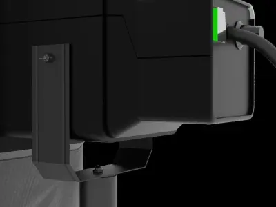 studio lighting 3D model