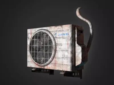 Air cond3 Low-poly 3D model