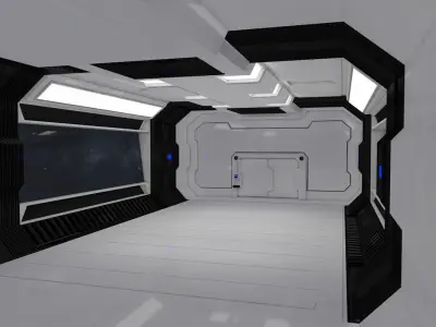 Sci Fi Interior 3D model 73
