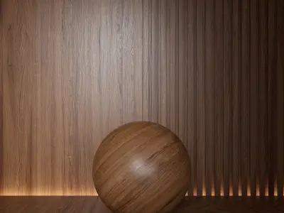 Seamless Wood Material Texture