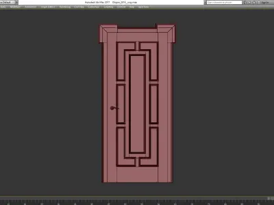 Interior Doors  3d model Low-poly 3D model