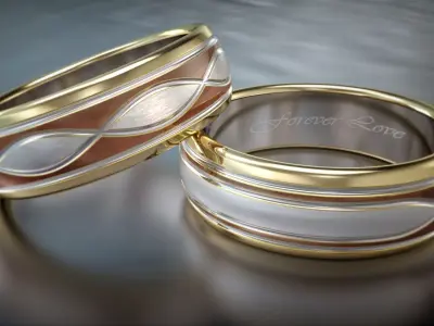 Titanium Ring 2 Free 3D model