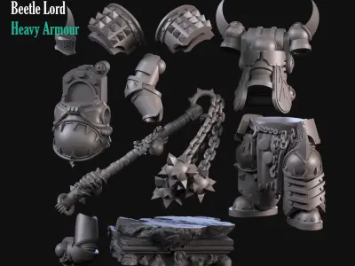 Beetle Lord 3D print model