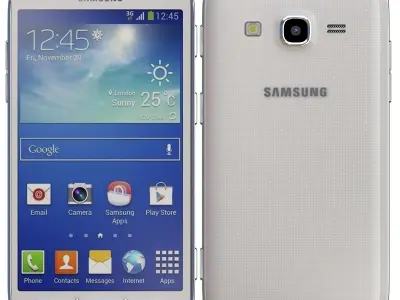 Samsung Galaxy Core Advance Pearl White 3D model