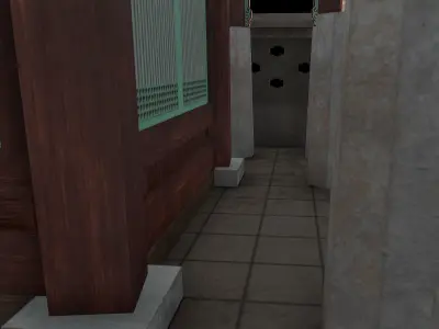 Korean Traditional Watchtower - Dongsipjagak  3D model