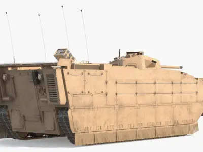  US Marine Amphibious Assault Vehicle Wet 
