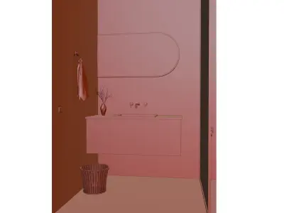 Bathroom Interior Free 3D model